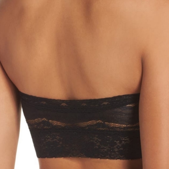 Intimately Free People Bandeau Scallop Lace black - Picture 2 of 6